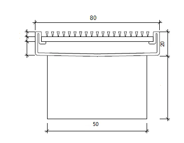 800mm Stainless Steel Shower Channel - Image 3