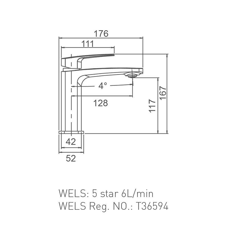 BRAVO-II Basin Mixer Chrome - Image 2