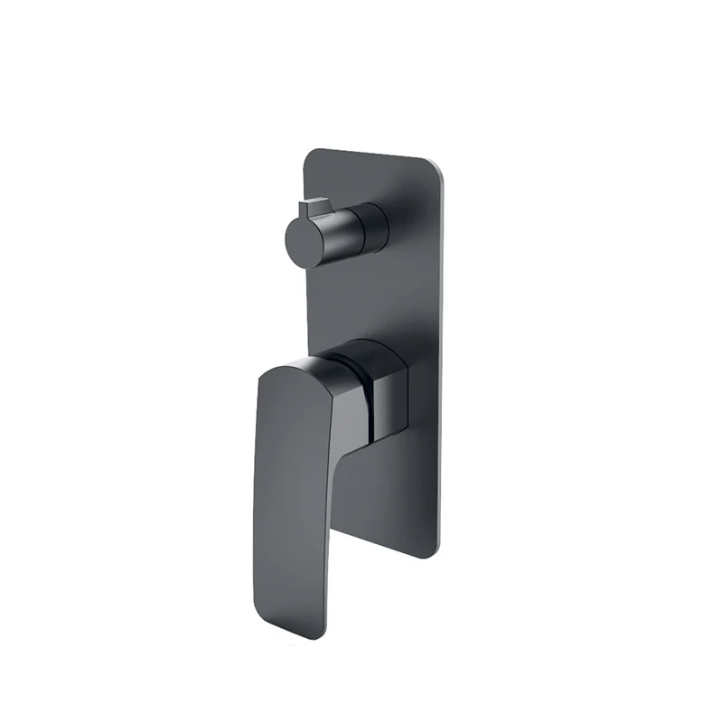 BRAVO-II Shower Mixer with Diverter Gun Metal