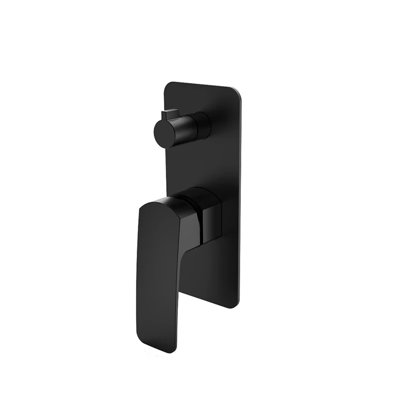 BRAVO-II Shower Mixer with Diverter Matte Black