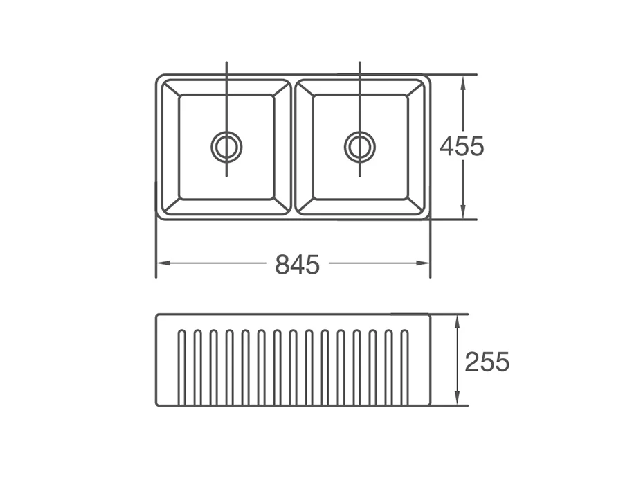 BUTLERS Double Bowl Sink with Special Waste - Image 4