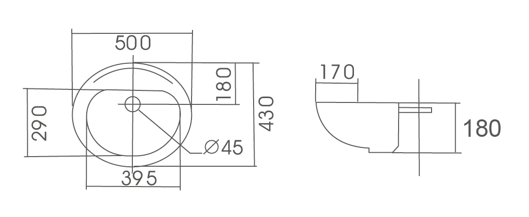 COMO Semi-Recess Basin - Image 3