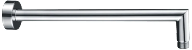 DOCCIA 35cm Round L Shape Shower Arm Brushed Nickel