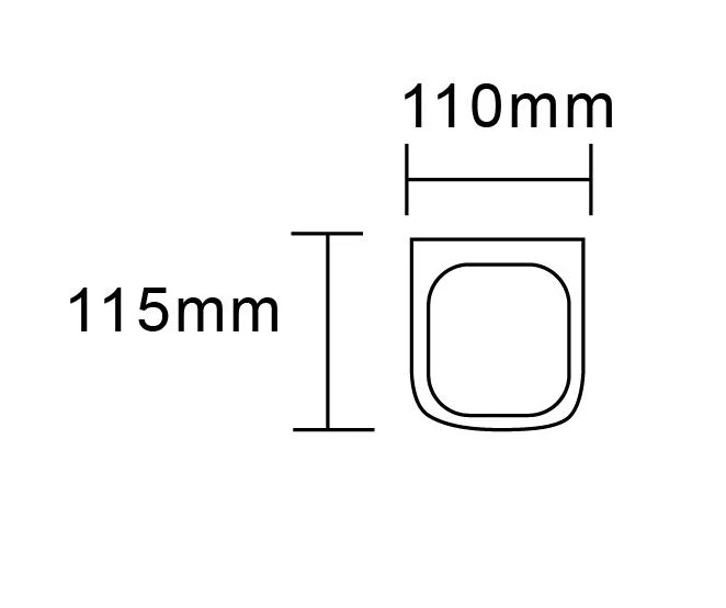 EXON Soap Dish Matte Black - Image 2