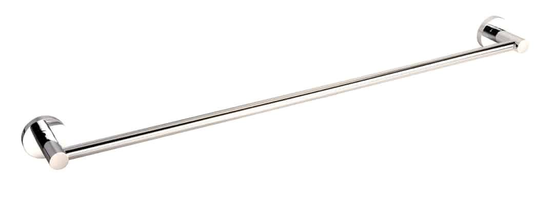 JESS 600mm Single Towel Rail Brushed Nickel