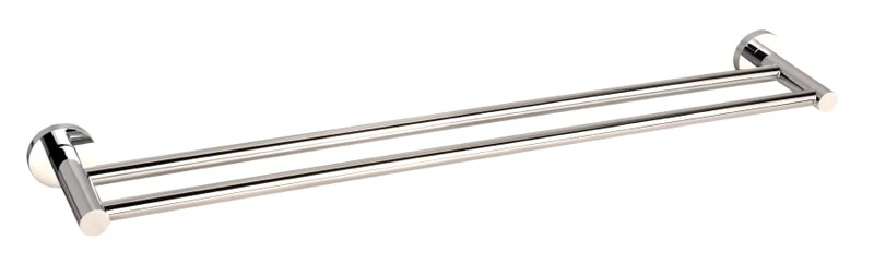 JESS 750mm Double Towel Rail Brushed Nickel