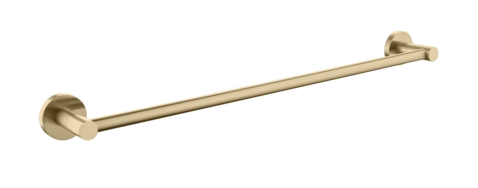 JESS 750mm Single Towel Rail Brushed Brass