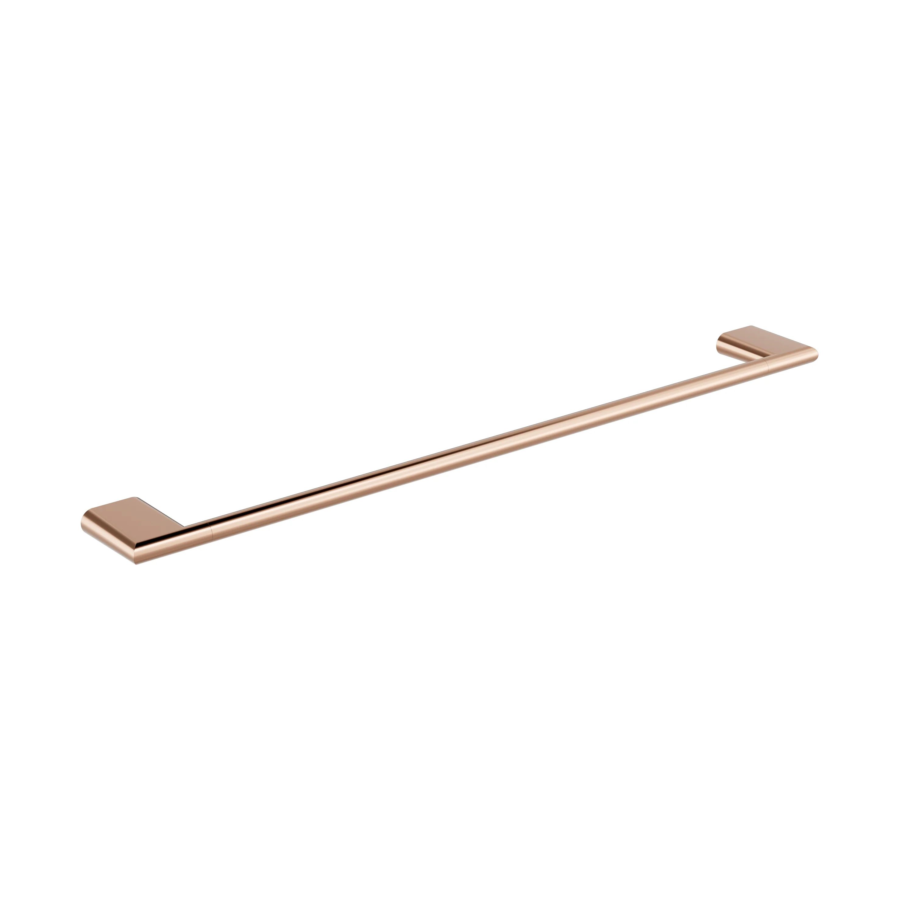 KENZO 600mm Single Towel Rail Champagne Copper