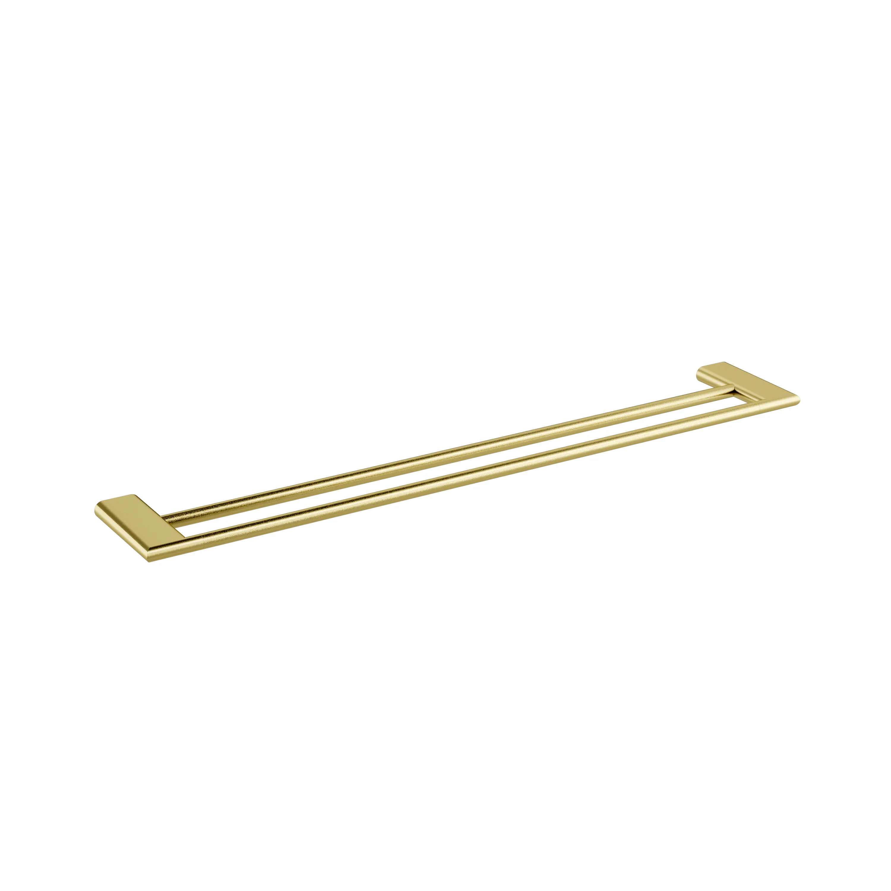 KENZO 750mm Double Towel Rail Brushed Brass