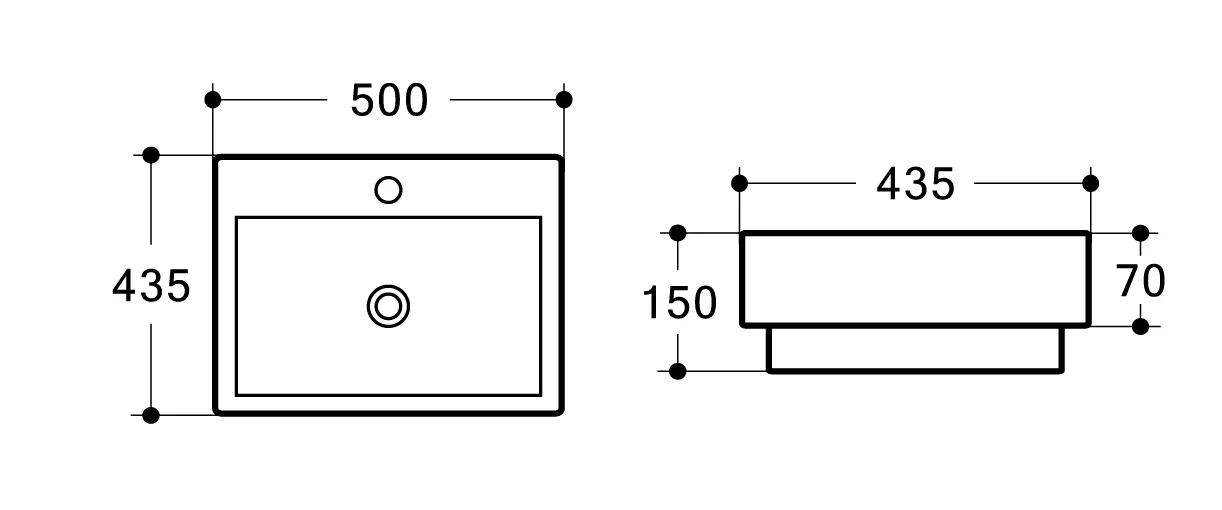 MEGGA-II Semi Insert Basin - Image 3