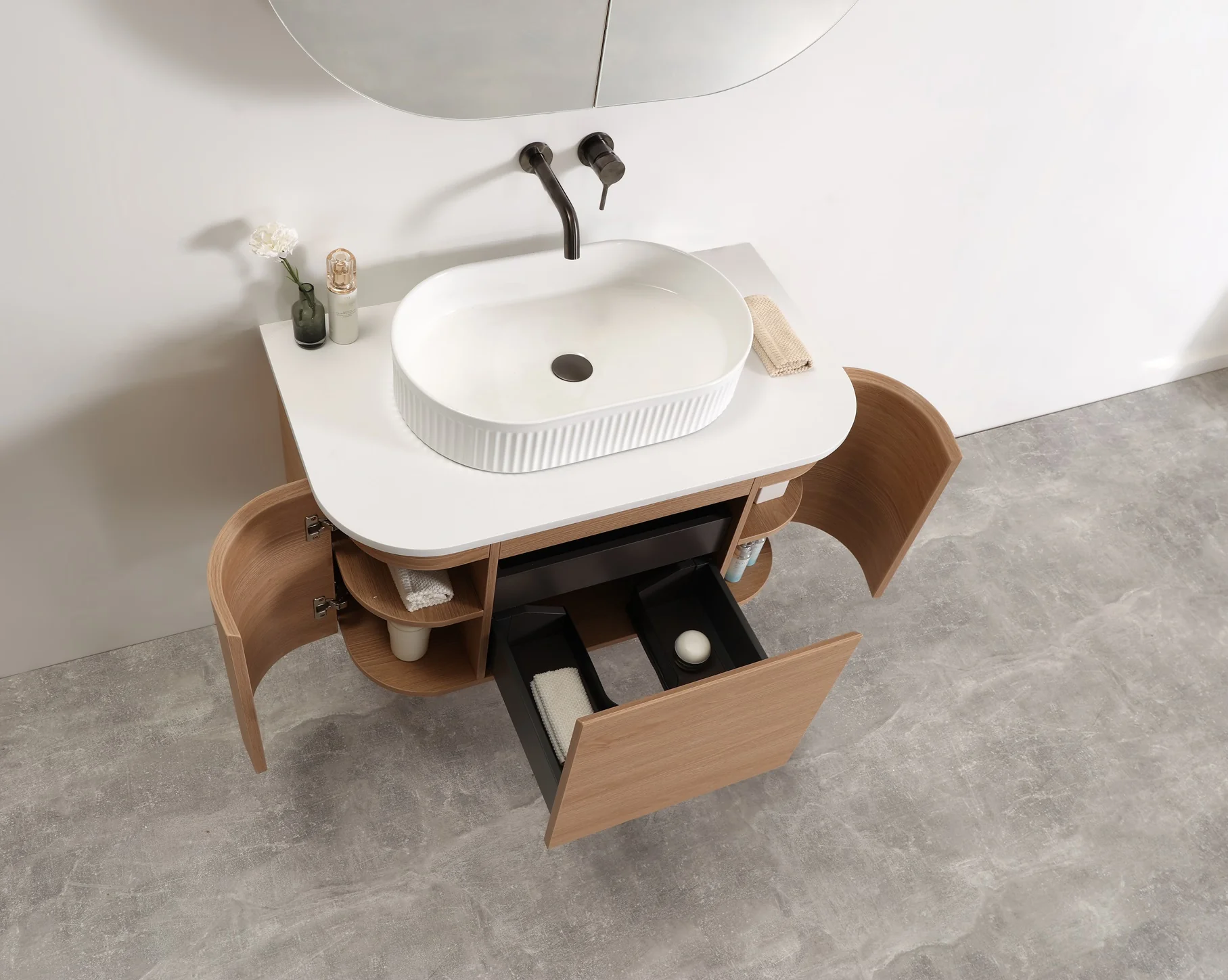 MILAN 1200mm Vanity Wall Hung - Image 3