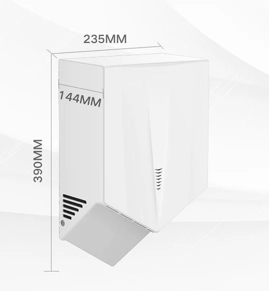 MOBI Automatic Hand Dryer Matte Black - Image 3