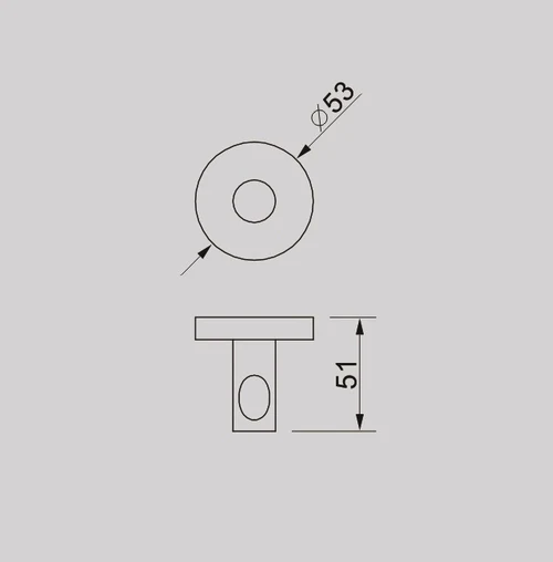 TIARA Single Hook Brushed Nickel - Image 3