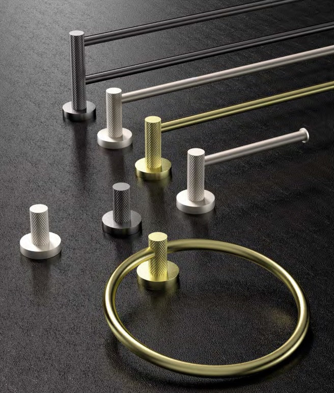 TIARA Towel Ring Brushed Brass - Image 2