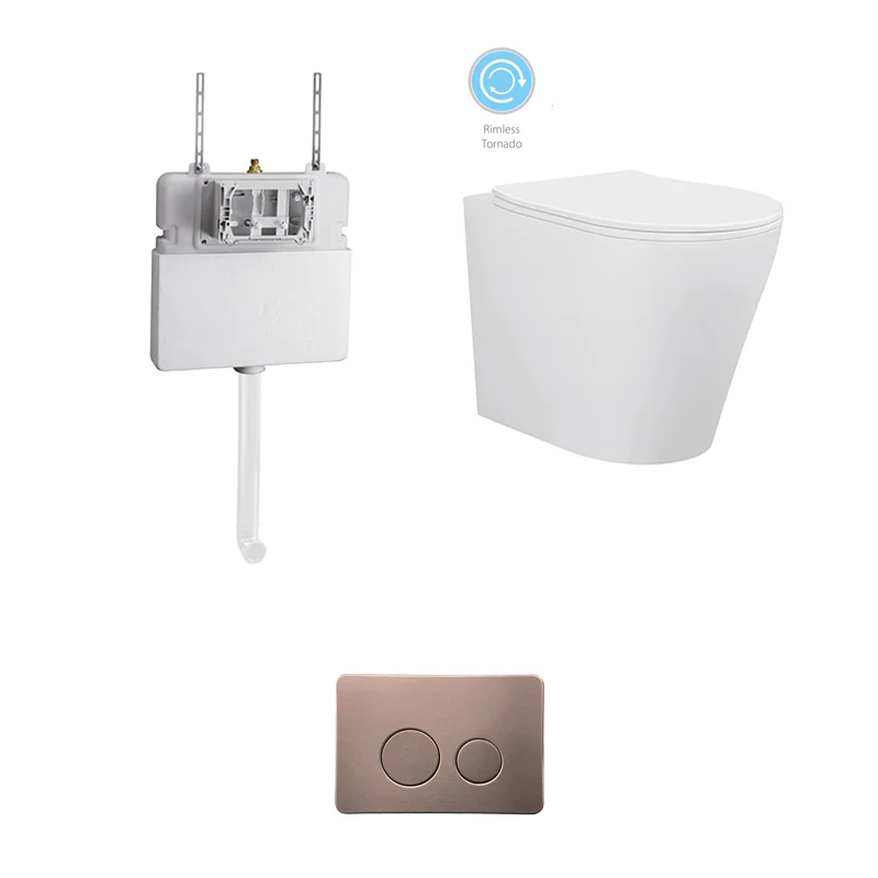 TOILET BRAVO-III (with R&T cistern & button) - Image 10