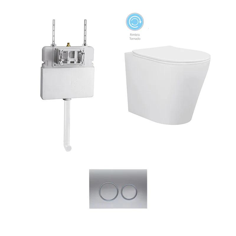TOILET BRAVO-III (with R&T cistern & button) - Image 4