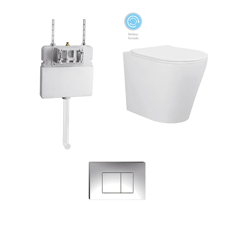 TOILET BRAVO-III (with R&T cistern & button) - Image 5