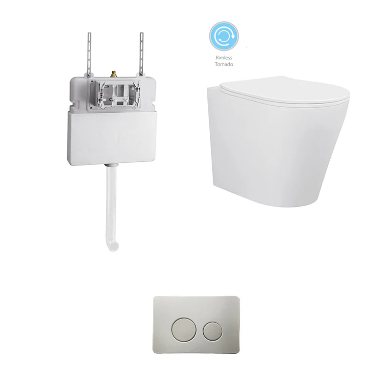 TOILET BRAVO-III (with R&T cistern & button) - Image 7