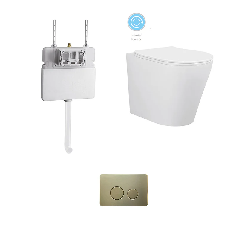 TOILET BRAVO-III (with R&T cistern & button) - Image 8