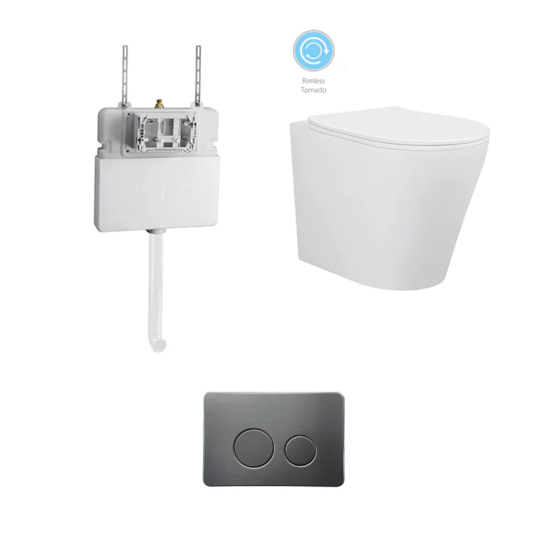 TOILET BRAVO-III (with R&T cistern & button) - Image 9