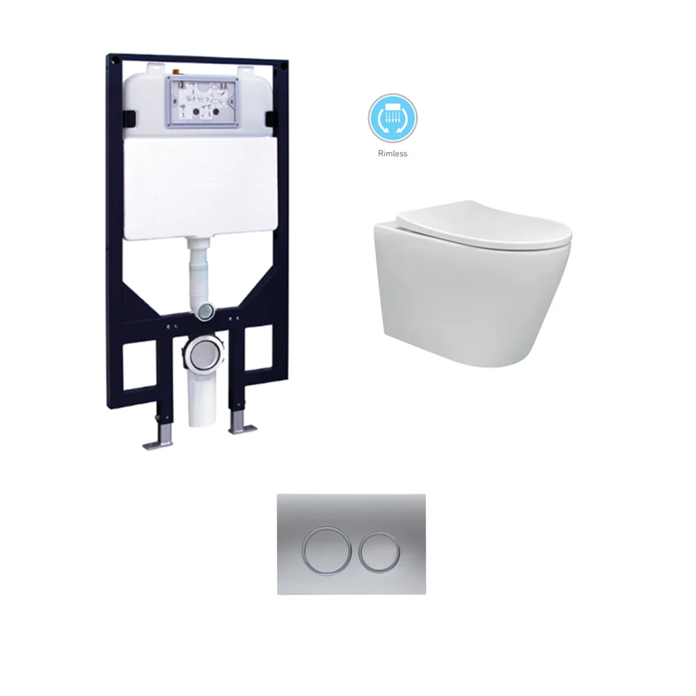 TOILET CHLOE (WITH R&T CISTERN & BUTTON) - Image 11