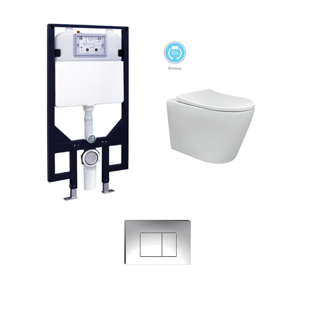TOILET CHLOE (WITH R&T CISTERN & BUTTON) - Image 5
